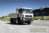 Dongfeng Three Bridge Back Eight White Dump Truck_Special for Export