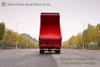 Red Convertible Off-Road Truck Dump Truck_4×2 Dongfeng Flathead Cab Dump Truck
