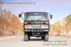 Dongfeng Black 6×6 Flathead One And A Half Rows Cab Cargo Truck_Convertible Cargo Truck with Brake Cooling
