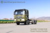 Dongfeng Six-wheeled Flathead Fuel Truck Chassis_6×4 Fuel Chassis