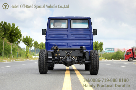 Blue Iveco All-wheel-drive Chassis Export_Dongfeng IVeco Chassis Can Be Modified
