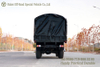 6WD Black Off-road Truck with Tarpaulin_Convertible Cargo Truck with Brake Cooling