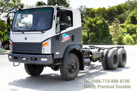 6*6 flat head off-road truck chassis_ large horsepower off-road chassis modification