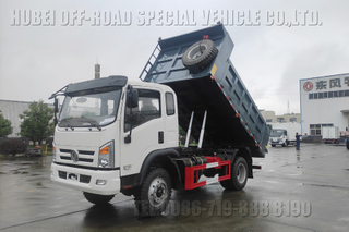DongfengFour wheel driveD912 off-road dump truck_platoon semi-dump truck_double-axle 8-ton dump truck