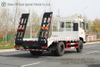 4x2 Flatbed Excavator Truck_Flatbed Trailer_Hydraulic Ladder Climbing Truck