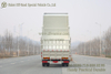 Dongfeng 4x2 White Flathead Cab Grid Stake Dump Truck Export