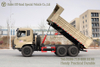 6x6 Off-Road Flat-Front Cab Low-Bed Dump Truck_Six-Wheel Drive Heavy-Duty Dump Truck Export Version