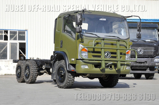 Six wheel driveflat headSemi-new 2082 off-road chassis_6×6DongfengD912 off-road truck chassis