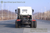 8X4 Flatbed Trailer 500-horsepower Four-axle Chassis_Hydraulic Ladder Flatbed Truck