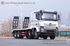 500hp 8X4 Flatbed Trailer Four-axle Truck_Four-axle Flatbed Truck_Hydraulic Ladder Flatbed Truck