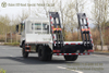 4x2 Flatbed Excavator Truck_Flatbed Trailer_Hydraulic Ladder Climbing Truck