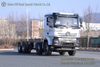 8X4 Flatbed Trailer 500-horsepower Four-axle Chassis_Hydraulic Ladder Flatbed Truck