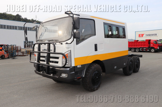 6×6flat head10-seat off-road engineering vehicle chassis_D912Six wheel driveEngineering rescue vehicle 2082 chassis_Fire water truck and oil tanker chassis modification