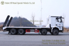500hp 8X4 Flatbed Trailer Four-axle Truck_Four-axle Flatbed Truck_Hydraulic Ladder Flatbed Truck
