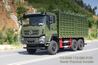New Dongfeng Six Drive Off-road Army Green Truck