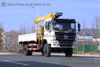 Dongfeng 6.3-ton 4WD Truck-mounted Crane_White Flat-nose Cab-over-engine Truck with A Crane And Cargo Box