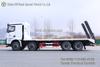 500hp 8X4 Flatbed Trailer Four-axle Truck_Four-axle Flatbed Truck_Hydraulic Ladder Flatbed Truck