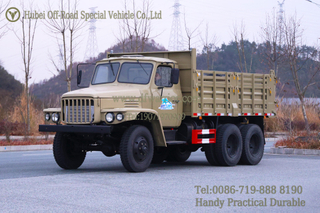 EQ2082 Dongfeng 6WD Tip Cab Dump Truck_6×6 Off-road Rear-mounted Eight-wheel Dump Truck for Exit Only