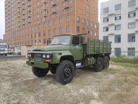 Six wheel driveflat headOff-Road Truck_Dongfeng2100 Tip 6×6 Off-Road Truck