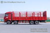 Dongfeng 8x4 Stake Truck_8x4 Four-front-eight-rear Export Version Stake Truck_9.6m Fence Cargo Truck