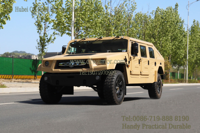Desert Yellow Dongfeng M50_Mengshi Convertible 4WD Pickup Truck_Dongfeng Double Rows 4WD Off-road Pickup 