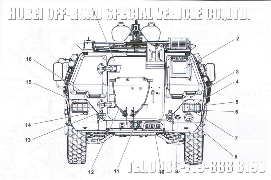 Chinese military vehicle