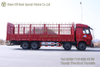 Dongfeng 8x4 Stake Truck_8x4 Four-front-eight-rear Export Version Stake Truck_9.6m Fence Cargo Truck