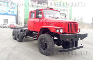 long headDouble-row 6×6off-road vehiclechassis_Six wheel drivelong headfire truck chassis_off-road special vehicle chassis modification