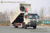 Dongfeng 4x2 White Flathead Cab Grid Stake Dump Truck Export