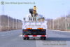 Dongfeng 6.3-ton 4WD Truck-mounted Crane_White Flat-nose Cab-over-engine Truck with A Crane And Cargo Box