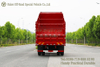 Red 4×2 210hp Flap-sided Dump Truck_Grain And Log Transport Dump Truck Export Version