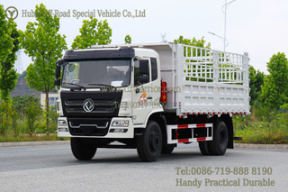 4×2 210hp Flap-sided Dump Truck_Grain And Log Transport Dump Truck Export Version
