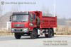 Flat-nose 4x2 Dual-Rear-Tire Dump Truck_210-HP Red Off-Road Dump Truck