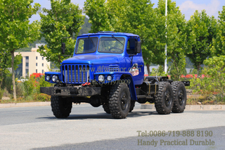 Dongfeng 6WD EQ2082 Chassis _Customizable Export Version of The Dongfeng Chassis in Dark Blue