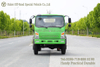 Four-wheel-drive Flat-nose Truck with A Light Green Chassis _Customizable Export Version of The Dongfeng Chassis 