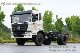 Dongfeng 4x2 Flat-Nose Cab Chassis_Modifiable Chassis with 210 Horsepower special for Export
