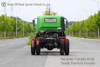 Four-wheel-drive Flat-nose Truck with A Light Green Chassis _Customizable Export Version of The Dongfeng Chassis 