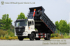210-HP Off-Road Dump Truck_Flat-nose Cab with A Sleeper Berth 4x2 Dual-Rear-Tire Dump Truck