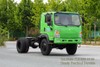 Four-wheel-drive Flat-nose Truck with A Light Green Chassis _Customizable Export Version of The Dongfeng Chassis 