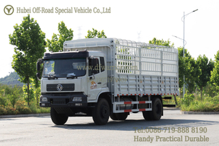 Dongfeng 4x2 White Flathead Cab Stake _Sugarcane Transport Truck Export