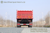 Flat-nose 4x2 Dual-Rear-Tire Dump Truck_210-HP Red Off-Road Dump Truck