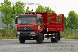 4×2 210hp Stake Dump Truck_Sugarcane, Grain And Log Transport Vehicle Export Version