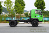 Four-wheel-drive Flat-nose Truck with A Light Green Chassis _Customizable Export Version of The Dongfeng Chassis 
