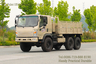 Dongfeng Flathead 6x6 Off-road Cargo Truck _Dongfeng EQ2082 All-wheel Drive Mountain Truck for Export
