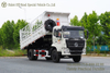 White 4×2 210hp Flap-sided Dump Truck_Grain And Log Transport Dump Truck Export Version